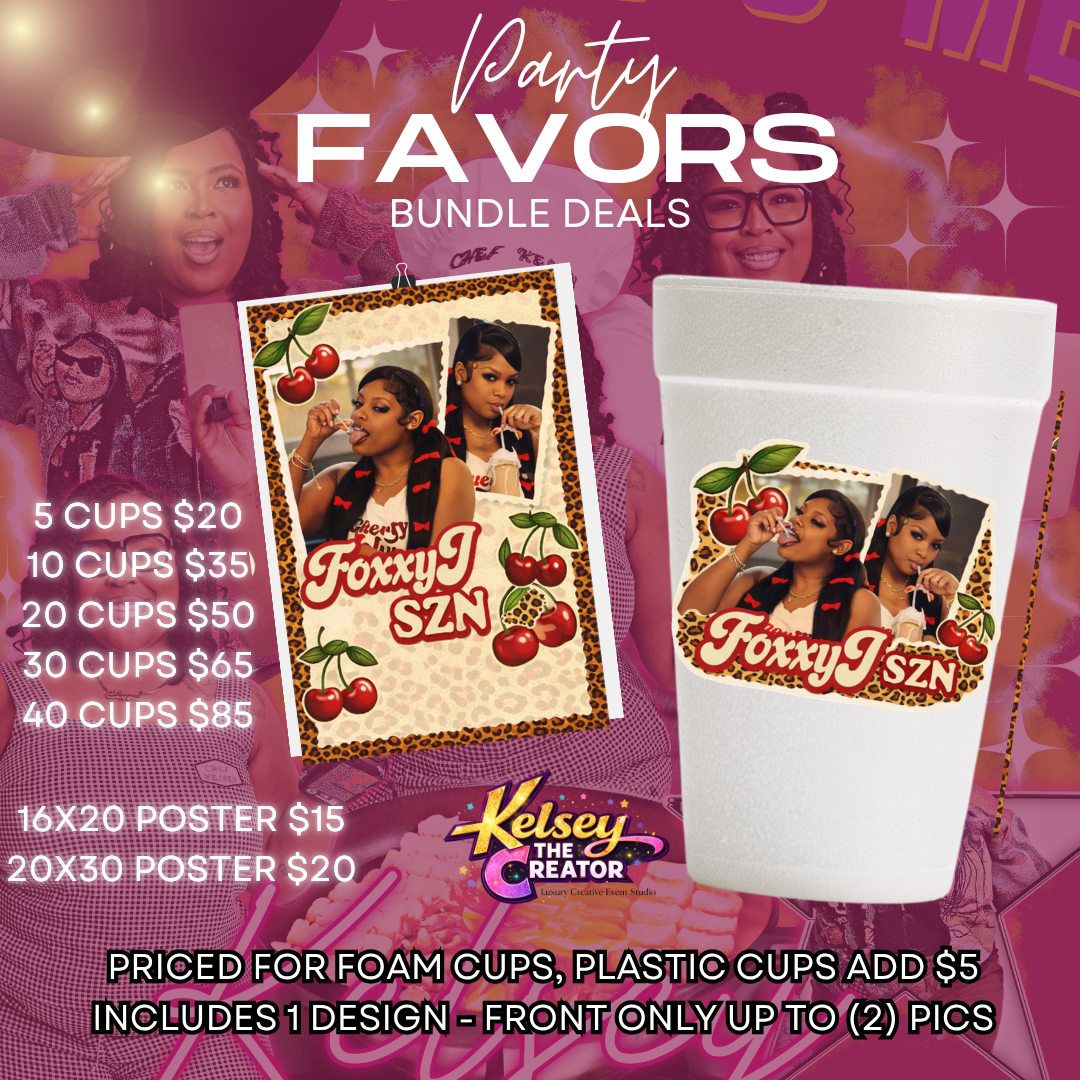 Custom Cup + Poster Bundle šāØ