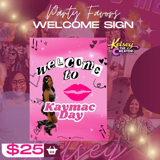 Custom Welcome Signs ✨🎉