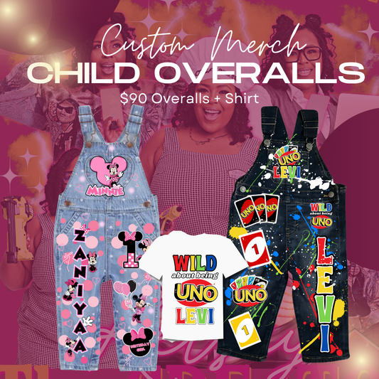 Birthday Overalls Set