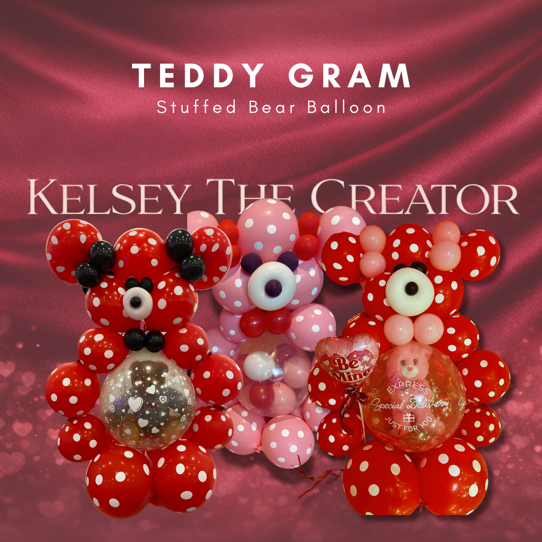 Teddy Gram – Stuffed Bear Balloon