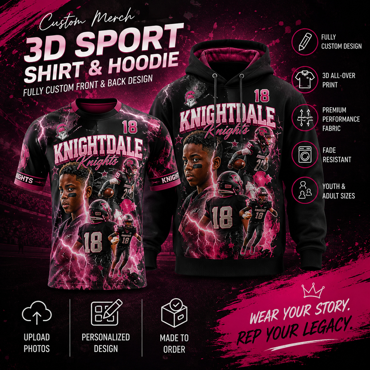 All Over 3D Apparel